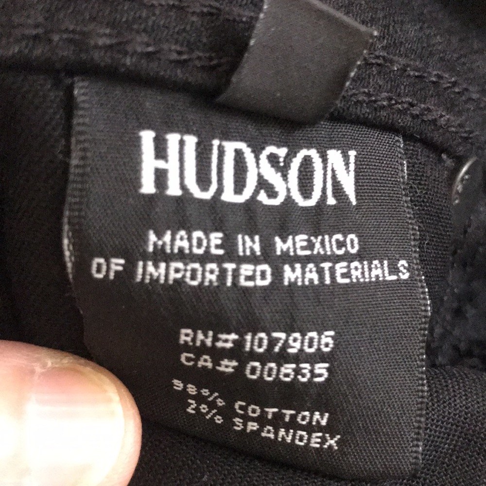 Hudson Black Jeans - Picture 5 of 8